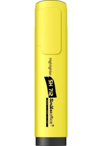 Scriks Sh712 Fosforlu Kalem Sarı