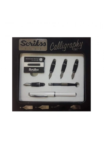 SCRİKSS 33 KALİGRAFİ SET BEYAZ GÖVDE