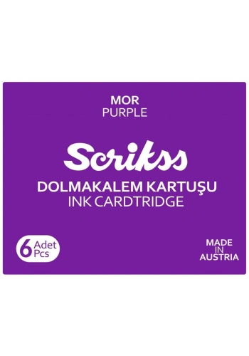 Scrikss Dolmakalem Kartuşu 6lı Kutu MOR