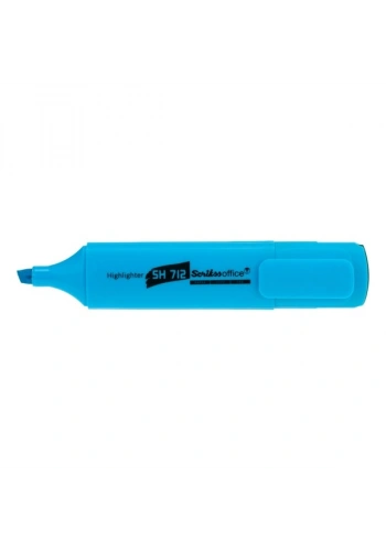 Scrikss Fosforlu Kalem Office Mavi SH 712