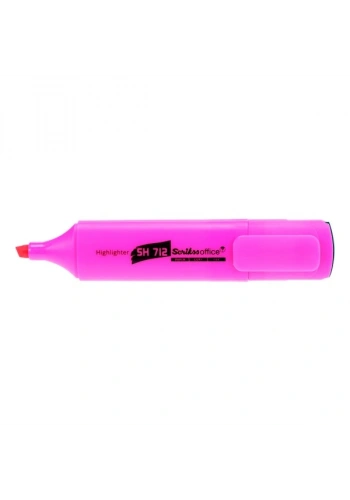 Scrikss Fosforlu Kalem Office Pembe SH 712