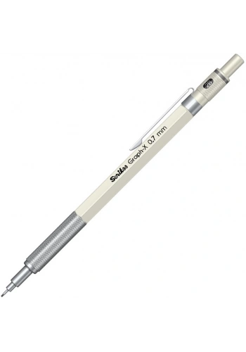 Scrikss Graph-X Versatil Kalem 0.7 mm MAT BEYAZ