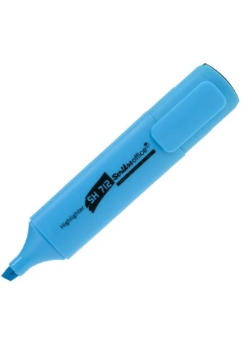 Scrikss Office Highlighter Fosforlu İşaretleme Kalemi MAVİ