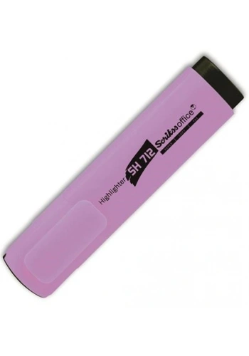 Scrikss Office Highlighter Fosforlu İşaretleme Kalemi PASTEL LİLA