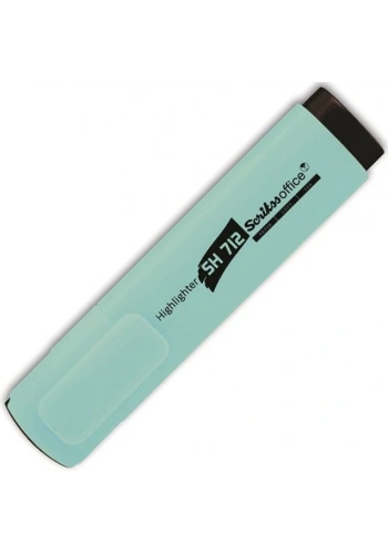 Scrikss Office Highlighter Fosforlu İşaretleme Kalemi PASTEL TURKUAZ