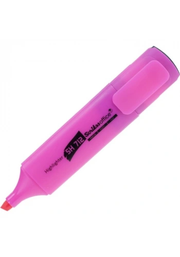 Scrikss Office Highlighter Fosforlu İşaretleme Kalemi PEMBE