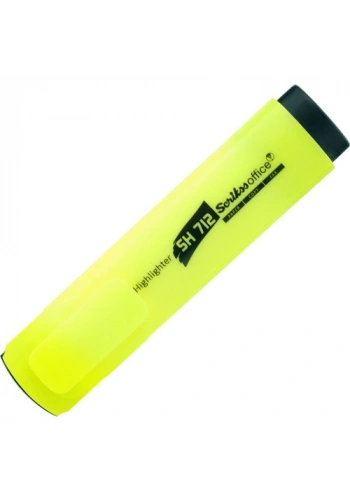 Scrikss Office Highlighter Fosforlu İşaretleme Kalemi SARI