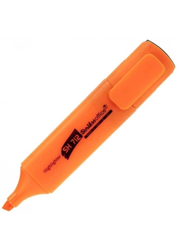 Scrikss Office Highlighter Fosforlu İşaretleme Kalemi TURUNCU