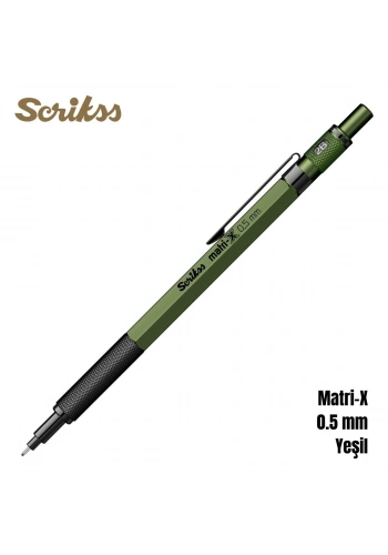 Scrikss Office Versatil Kalem Matri-X 0.5mm Yeşil