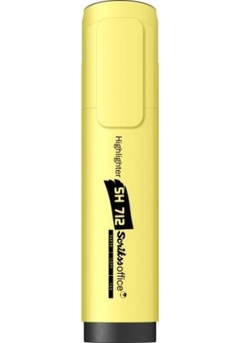 SCRIKSS SH712 FOSFORLU KALEM PASTEL SARI