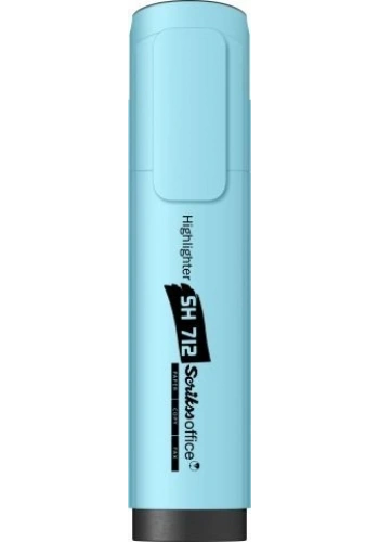 SCRIKSS SH712 FOSFORLU KALEM PASTEL TURKUAZ