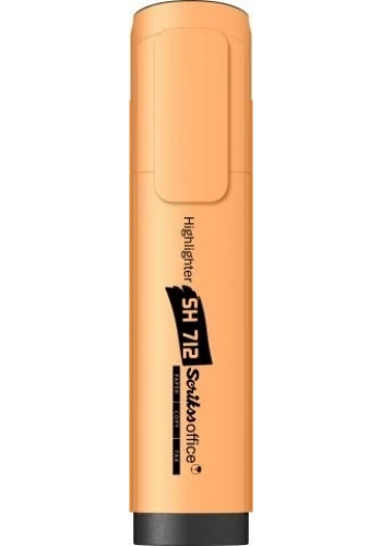 SCRIKSS SH712 FOSFORLU KALEM PASTEL TURUNCU