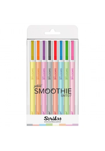 Scrikss Smoothie Jel Kalem 0.7mm 8 Renk