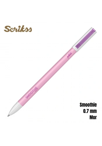 Scrikss Smoothie Jel Kalem 0.7mm Mor