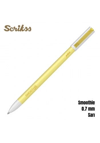 Scrikss Smoothie Jel Kalem 0.7mm Sarı