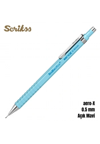 Scrikss Versatil Kalem Aero-X 0.5mm Açık Mavi