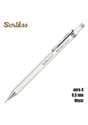 Scrikss Versatil Kalem Aero-X 0.5mm Beyaz