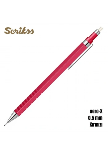 Scrikss Versatil Kalem Aero-X 0.5mm Kırmızı