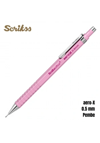 Scrikss Versatil Kalem Aero-X 0.5mm Pembe