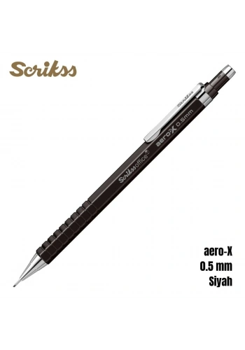 Scrikss Versatil Kalem Aero-X 0.5mm Siyah