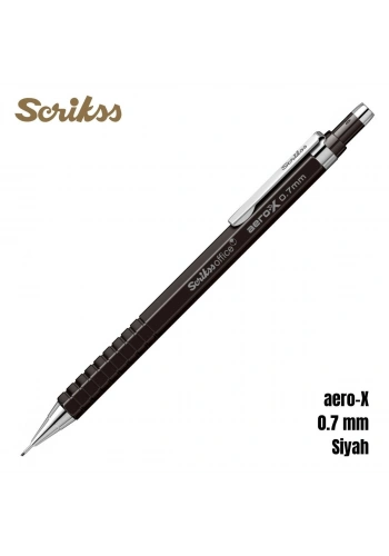 Scrikss Versatil Kalem Aero-X 0.7mm Siyah