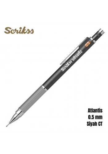 Scrikss Versatil Kalem Atlantis 0.5mm Siyah