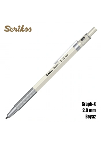 Scrikss Versatil Kalem Graph-X 2.0mm Beyaz