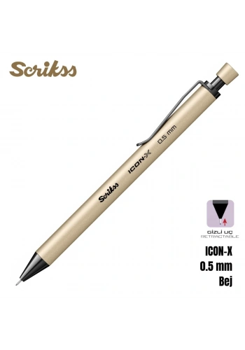 Scrikss Versatil Kalem Icon-X 0.5mm Bej