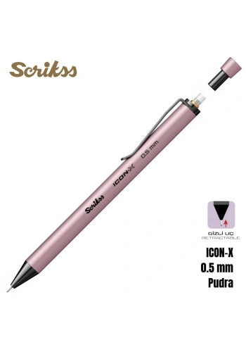 Scrikss Versatil Kalem Icon-X 0.5mm Pudra