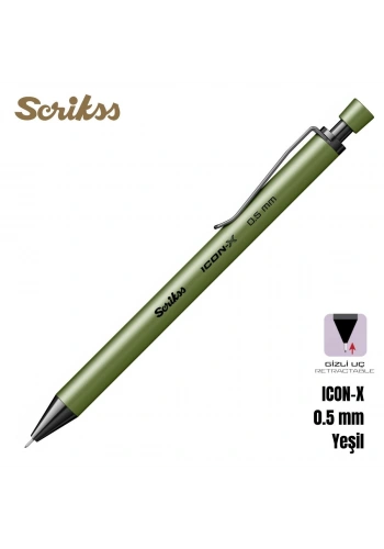 Scrikss Versatil Kalem Icon-X 0.5mm Yeşil