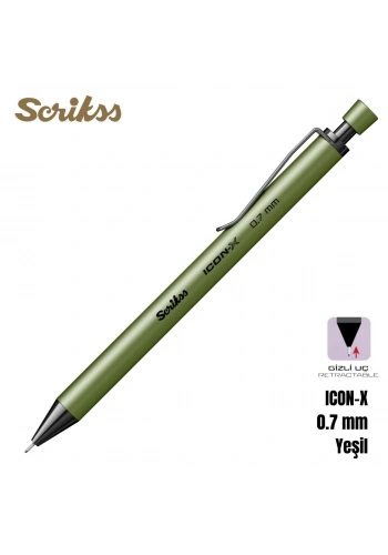 Scrikss Versatil Kalem Icon-X 0.7mm Yeşil