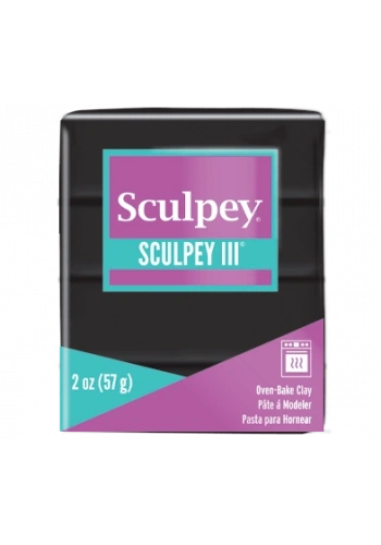 Sculpey III Polimer Kil 042 Black (Siyah)