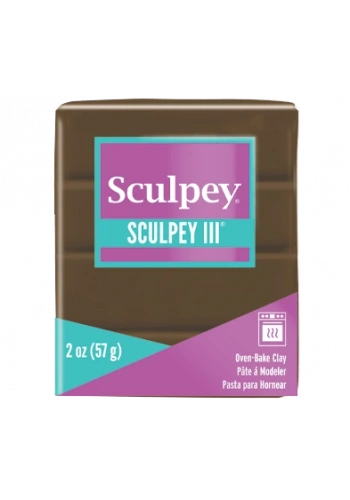 Sculpey III Polimer Kil 1109 Suede Brown (Suede Kahve)