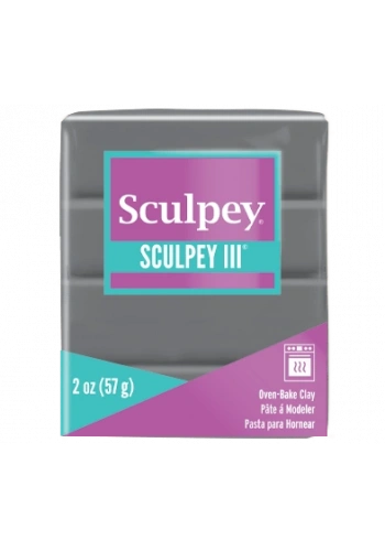 Sculpey III Polimer Kil 1645 Elephant Gray (Fil Grisi)