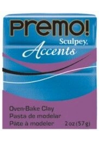 Sculpey Premo Accents Ekstra Efektli Polimer Kil 5049 Blue Glitter