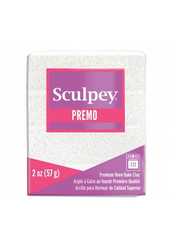 Sculpey Premo Accents Ekstra Efektli Polimer Kil 5057 White Glitter