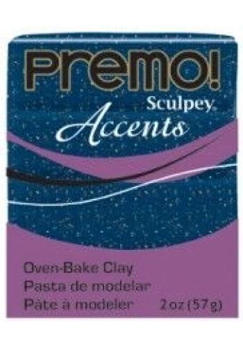 Sculpey Premo Accents Ekstra Efektli Polimer Kil 5059 Blue Granite