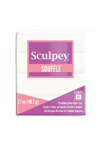 Sculpey Souffle Polimer Kil 48 gr. Beyaz (Igloo)