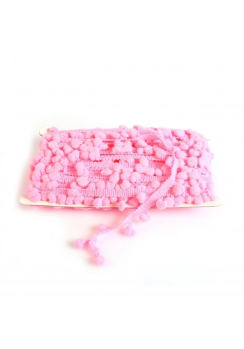 Şeker Pembe Ponpon Şerit