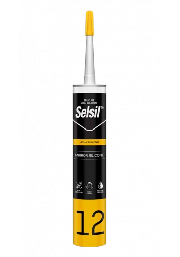 Selsil Ayna Silikonu 280 ml Şeffaf