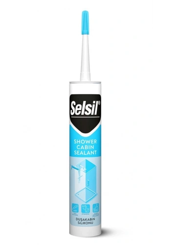 Selsil Duşakabin Silikonu 280 ml Beyaz