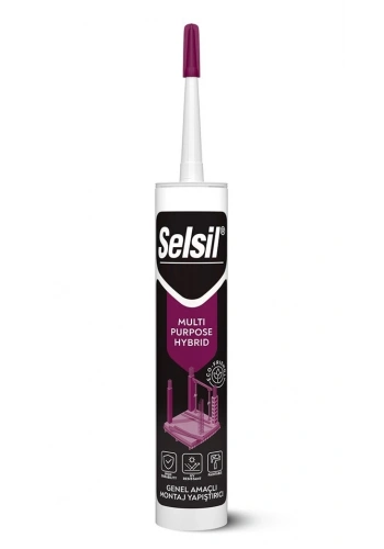 Selsil Hibrit Mastik Klasik 50 Shore A MS Polymer 290 ml Beyaz
