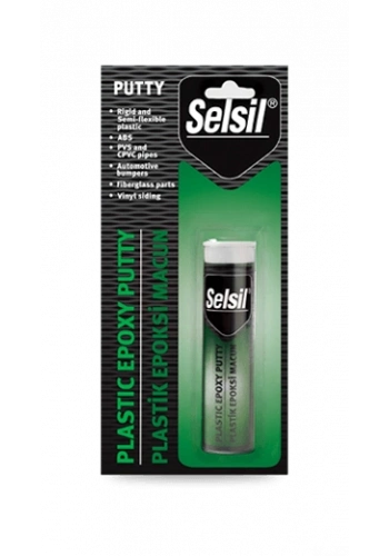 Selsil İki Bileşenli Plastik Yapıştırıcı Epoksi Macun 57 Gr