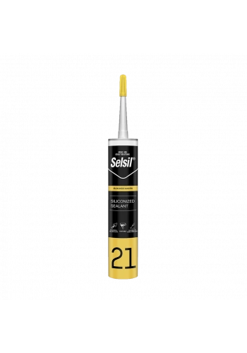 Selsil Silikonize Akrilik Mastik 500 Gr Siyah