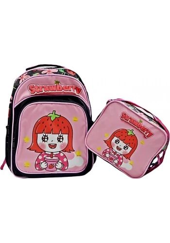 SENTOR SNILK22-06K STRAWBERRY PEMBE İLKOKUL ÇANTASI