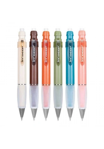 Serve Deep 0.5 mm Mekanik Versatil Kalem Toprak Tonları 6lı Set