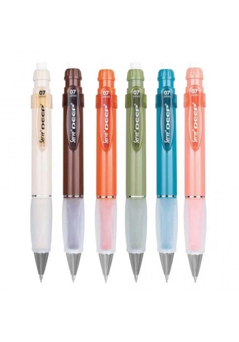 Serve Deep 0.7 mm Mekanik Versatil Kalem Toprak Tonları 6lı Set