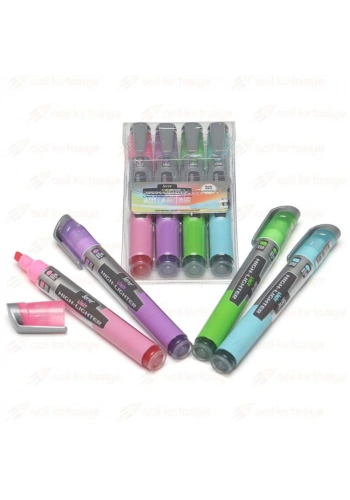 Serve Fosforlu Kalem 4 Renk SV-LKTFB4KRPC