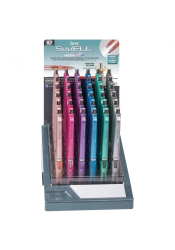 Serve Versatil Kalem Swell Metallik Colours 0.7 MM 36 LI