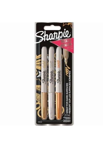 Sharpie Markör Metalik 3 Lü Bl Karışık Renk 1986006